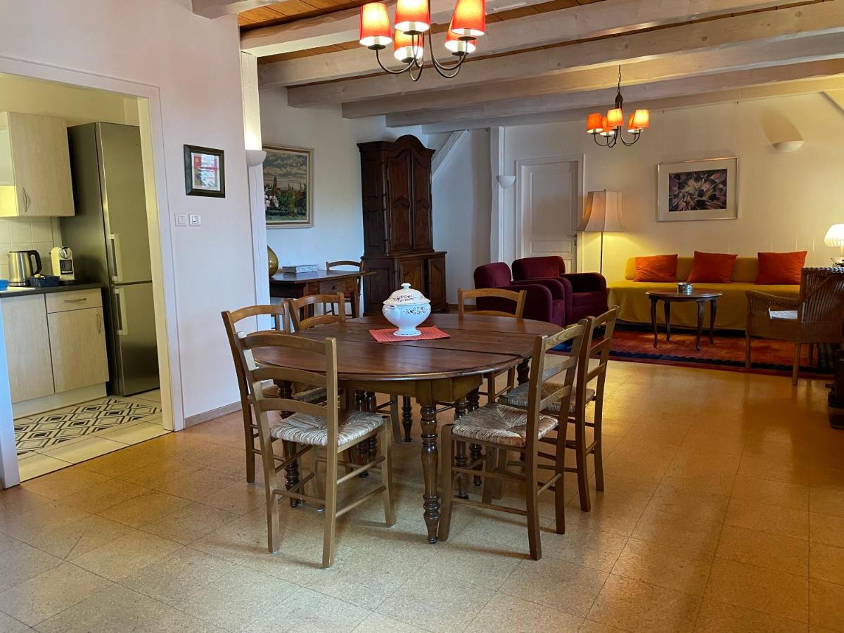 La Cour Zaepffel Apartment Dambach la Ville Bagian luar foto