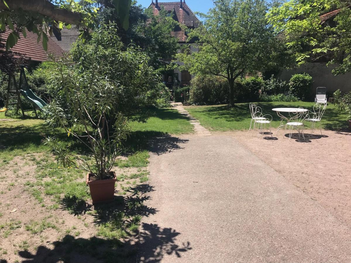 La Cour Zaepffel Apartment Dambach la Ville Bagian luar foto